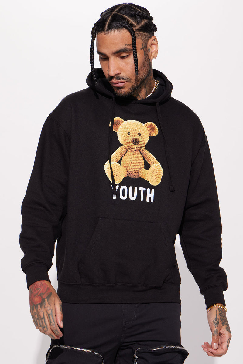 Teddy For The Youth Hoodie - Black | Fashion Nova, Mens Graphic Tees ...