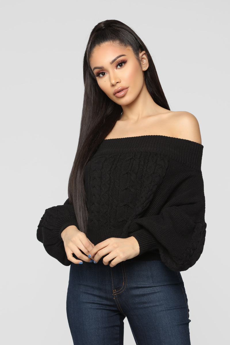 Addicted To Love Sweater - Black | Fashion Nova, Sweaters | Fashion Nova