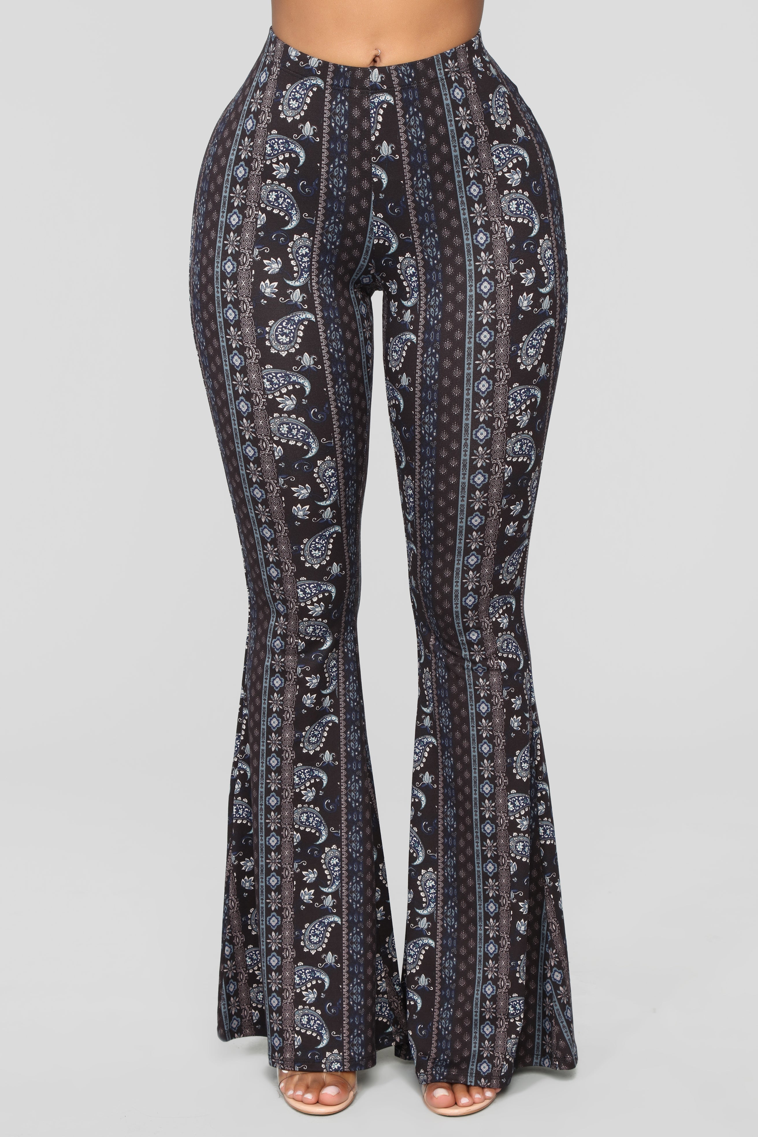 Astrid Flare Pants Black combo