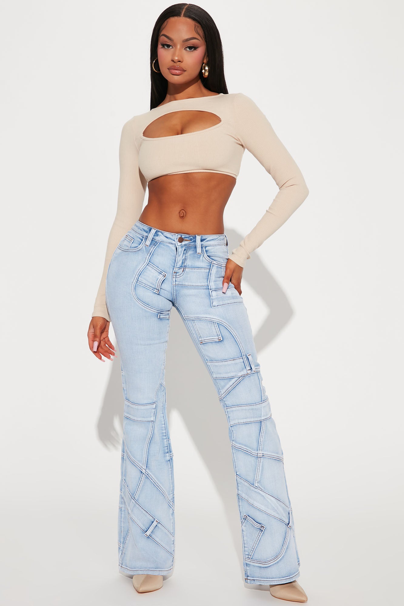 Fashion nova 2025 low rise jeans