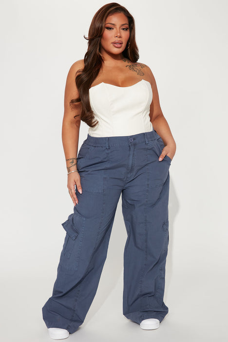 Fashion nova plus size cargo pants clearance