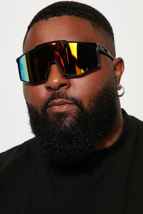 Reflective sunglasses mens outlet