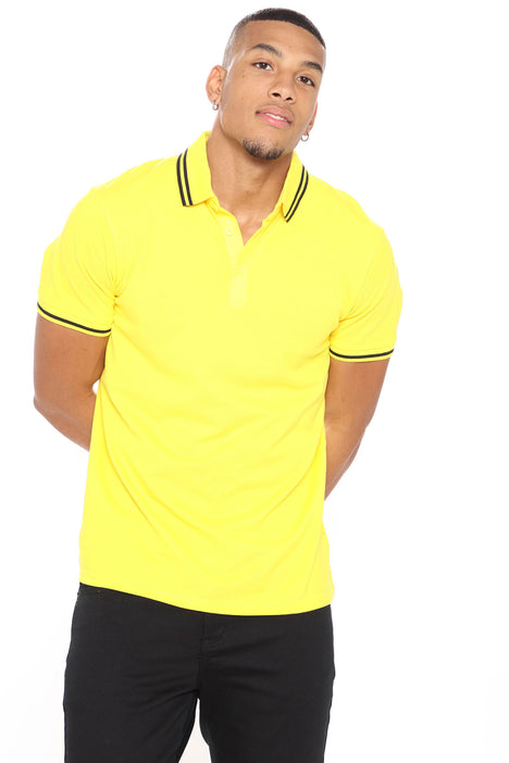 Wilson Short Sleeve Polo Bright Yellow