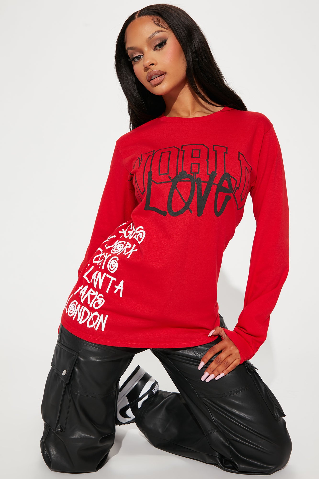 Luxury Hoodie - Red, Fashion Nova, Mens Graphic Tees