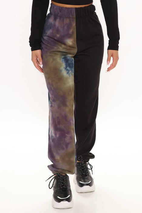 Half tie outlet dye sweatpants