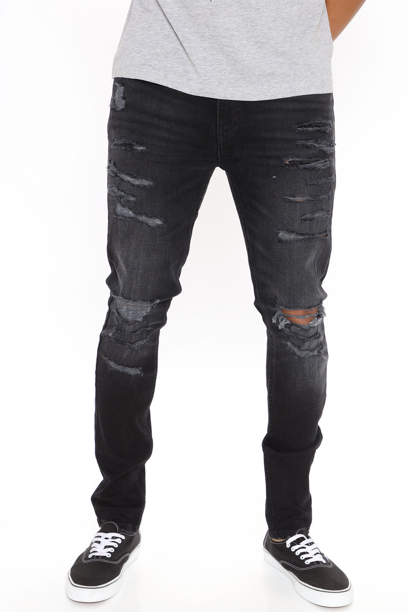 CT Skinny Jeans - Black Wash | Fashion Nova, Mens Jeans | Fashion Nova
