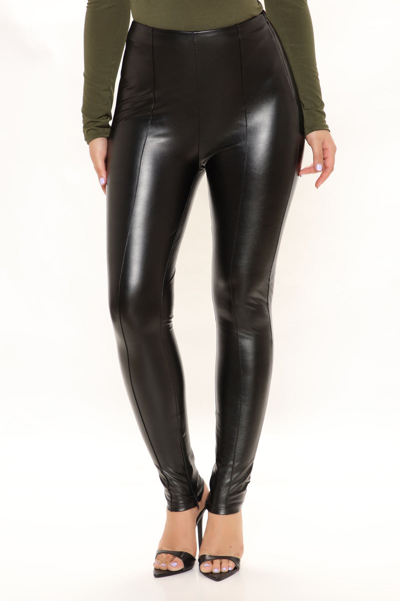 Keep Up With Me Faux Leather Pant 29 - Black | Fashion Nova, Pants ...