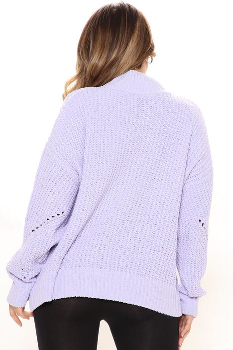 Kate Chenille Sweater Lilac