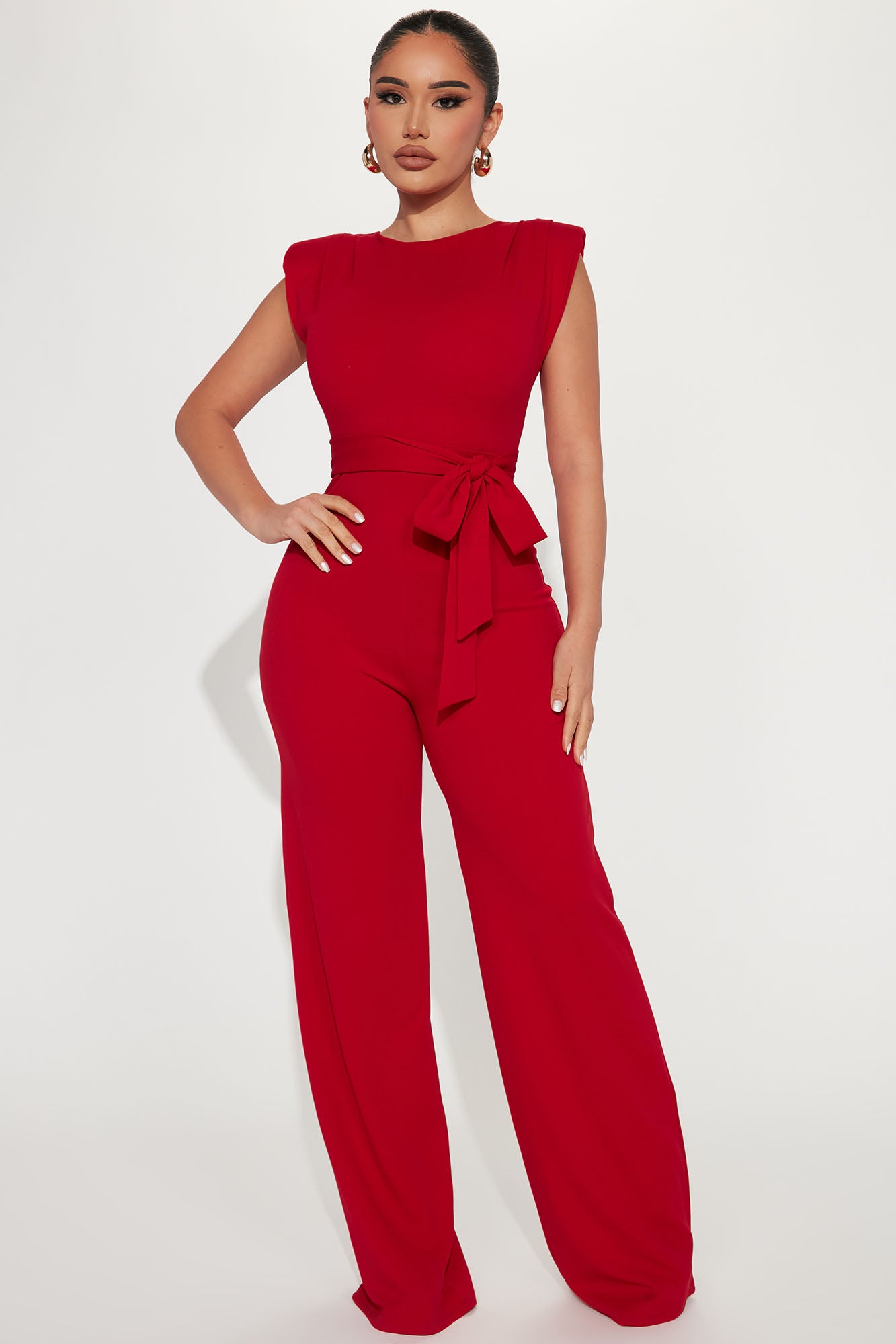 Fashion nova jumpsuit red 2025