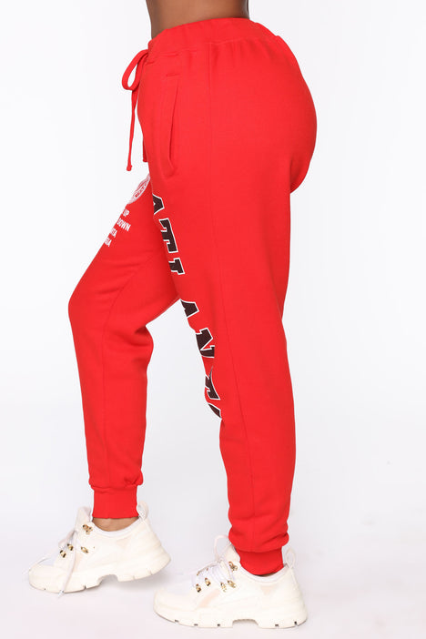 Atlanta Sweatpants Red Fashion Nova Pants Fashion Nova