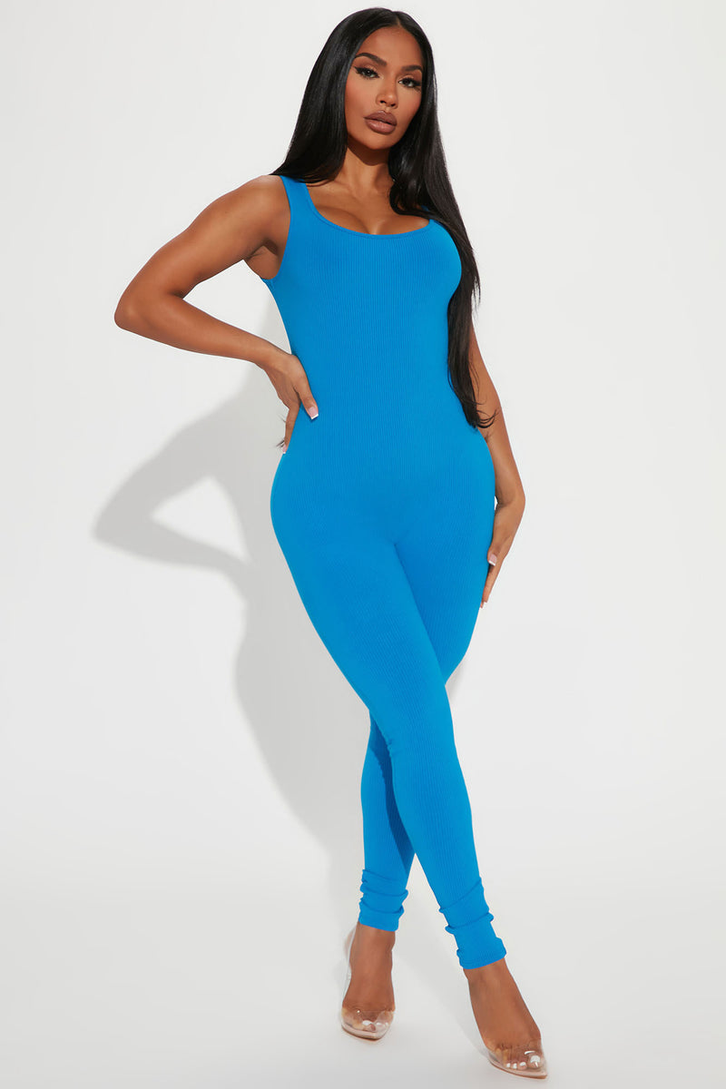 Nova Boost Snatched Jumpsuit Blue Fashion Nova, Jumpsuits Fashion