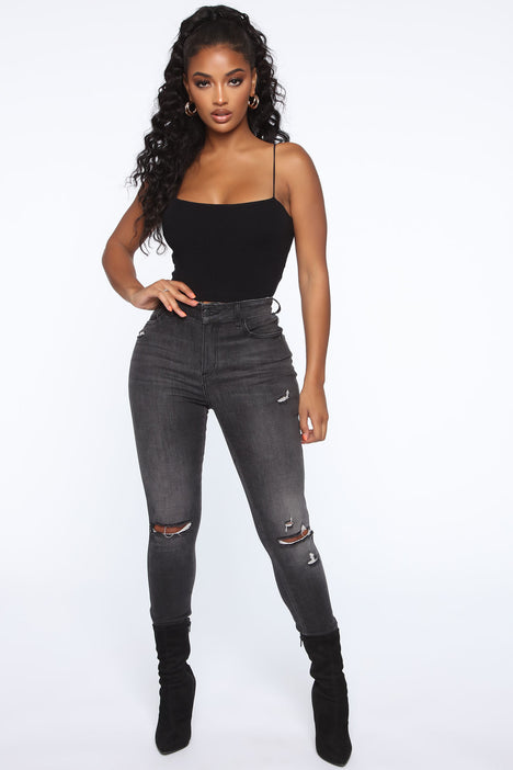 Cozy And Casual Tank Black Fashion Nova Knit Tops Fashion Nova