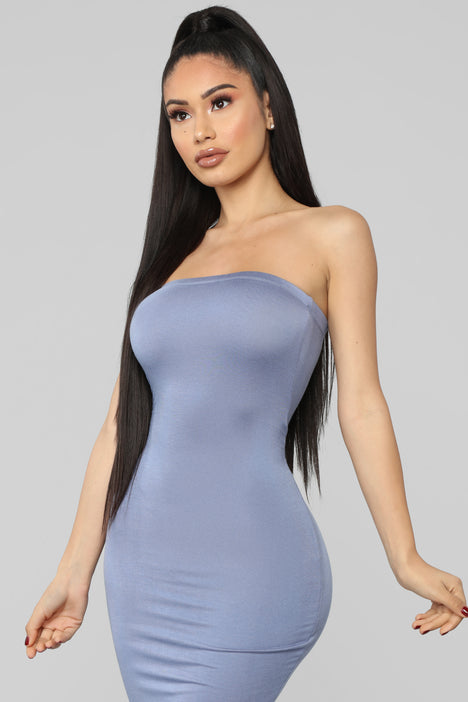 Anna Dress Powder Blue