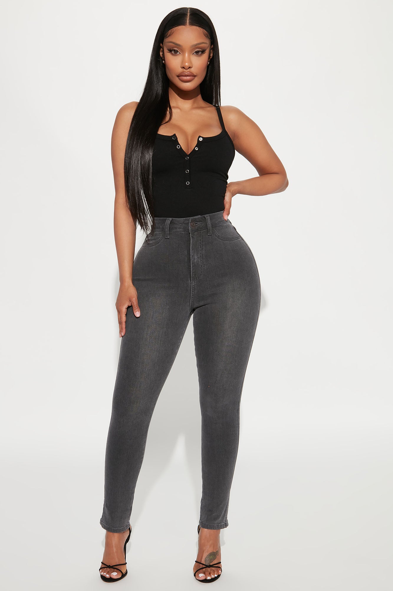 Petite Ray Skinny Jeans Grey Fashion Nova Jeans Fashion Nova