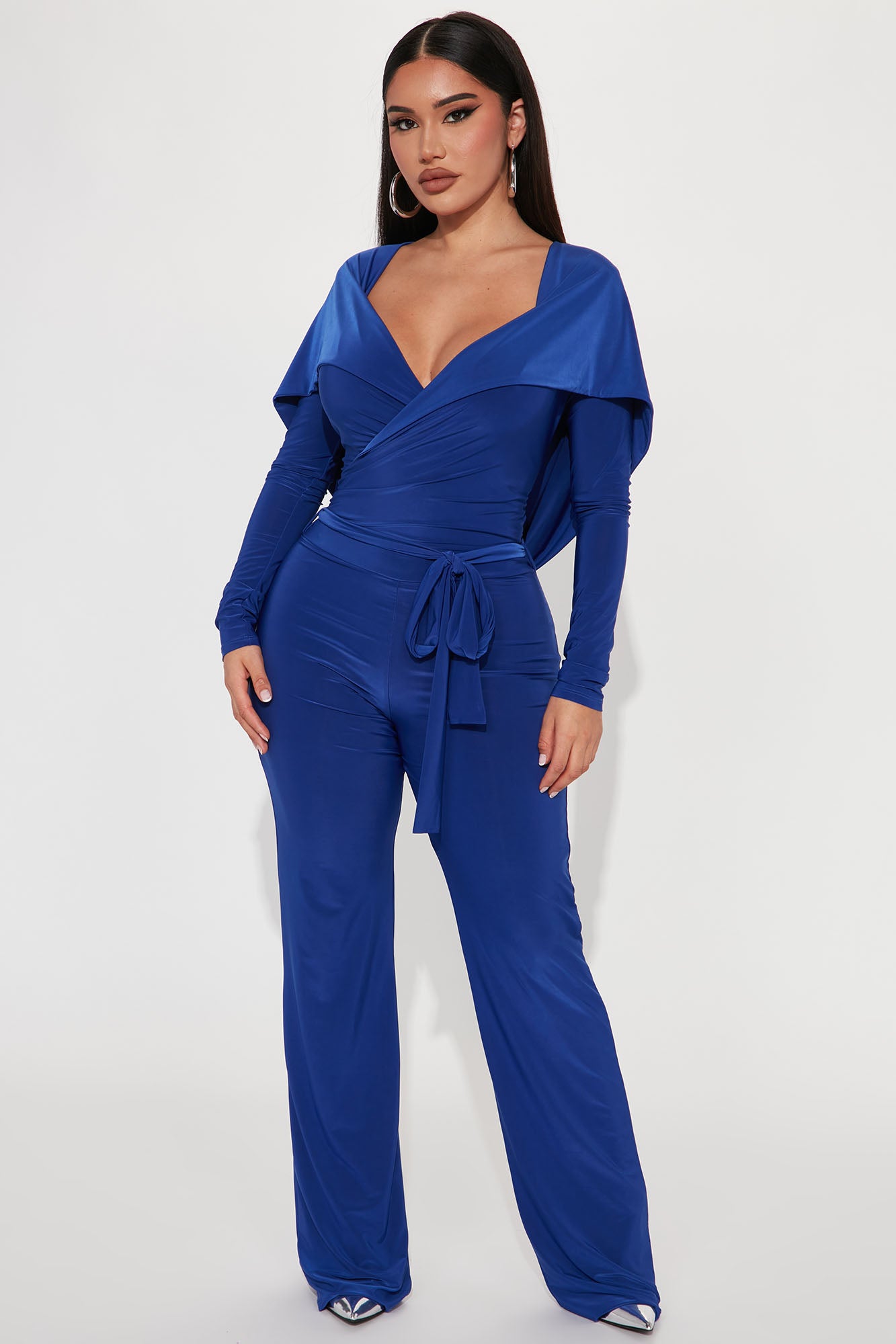 Royal blue jumpsuit hotsell fashion nova