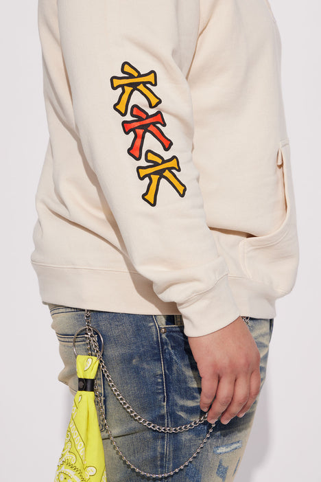 Keep Savage Hoodie Sand