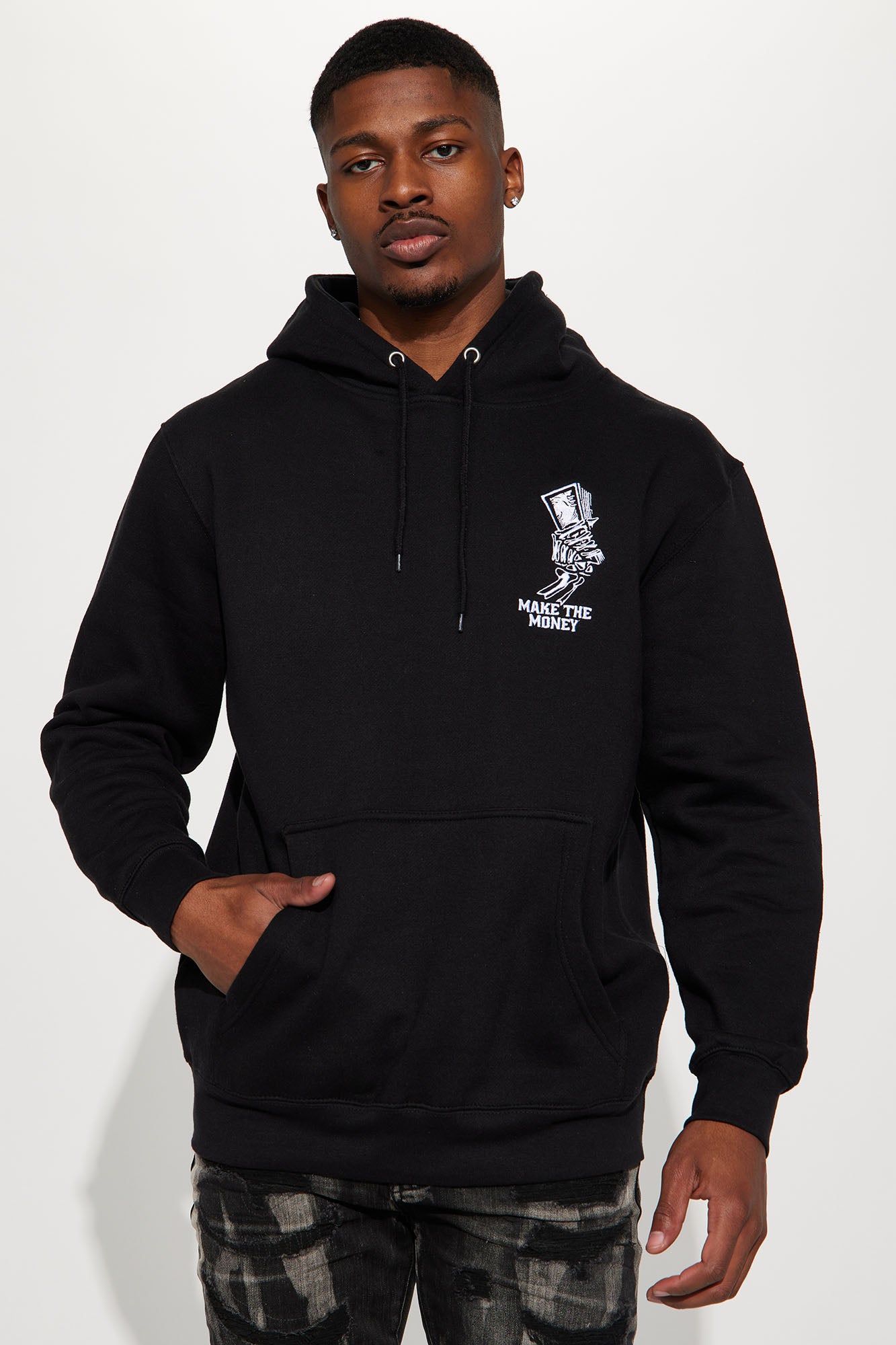 Make Money Hoodie Black