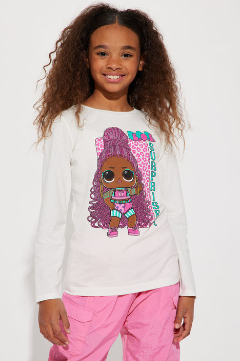Mini LOL Surprise Long Sleeve Tee Ivory Fashion Nova Kids