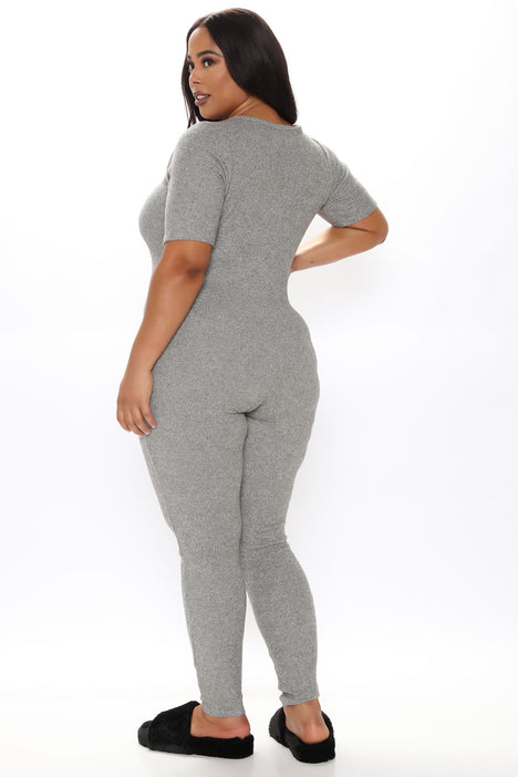 Fast love shop henley jumpsuit