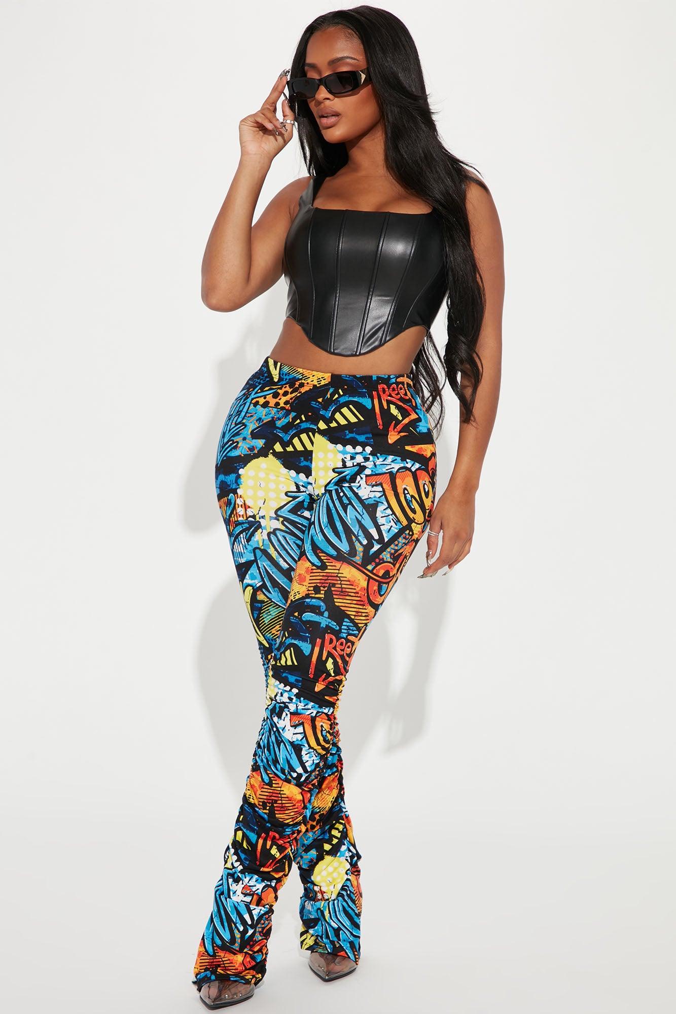 Stacked leggings shop fashion nova