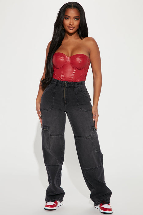 Fashion nova discount black cargo pants