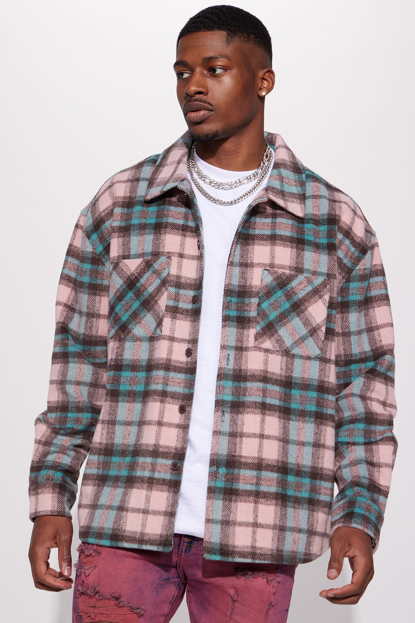 Heavyweight outlet flannel jacket
