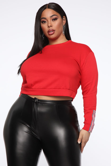 Bubbles And Bubbly Top Red
