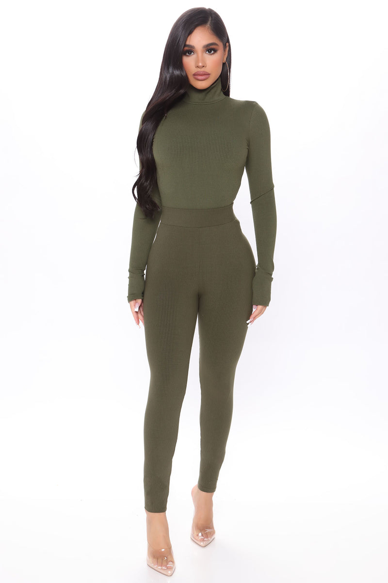 Mya Snatched Bodysuit Olive Fashion Nova, Bodysuits Fashion Nova