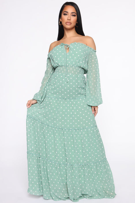 Fashion nova polka deals dot dress
