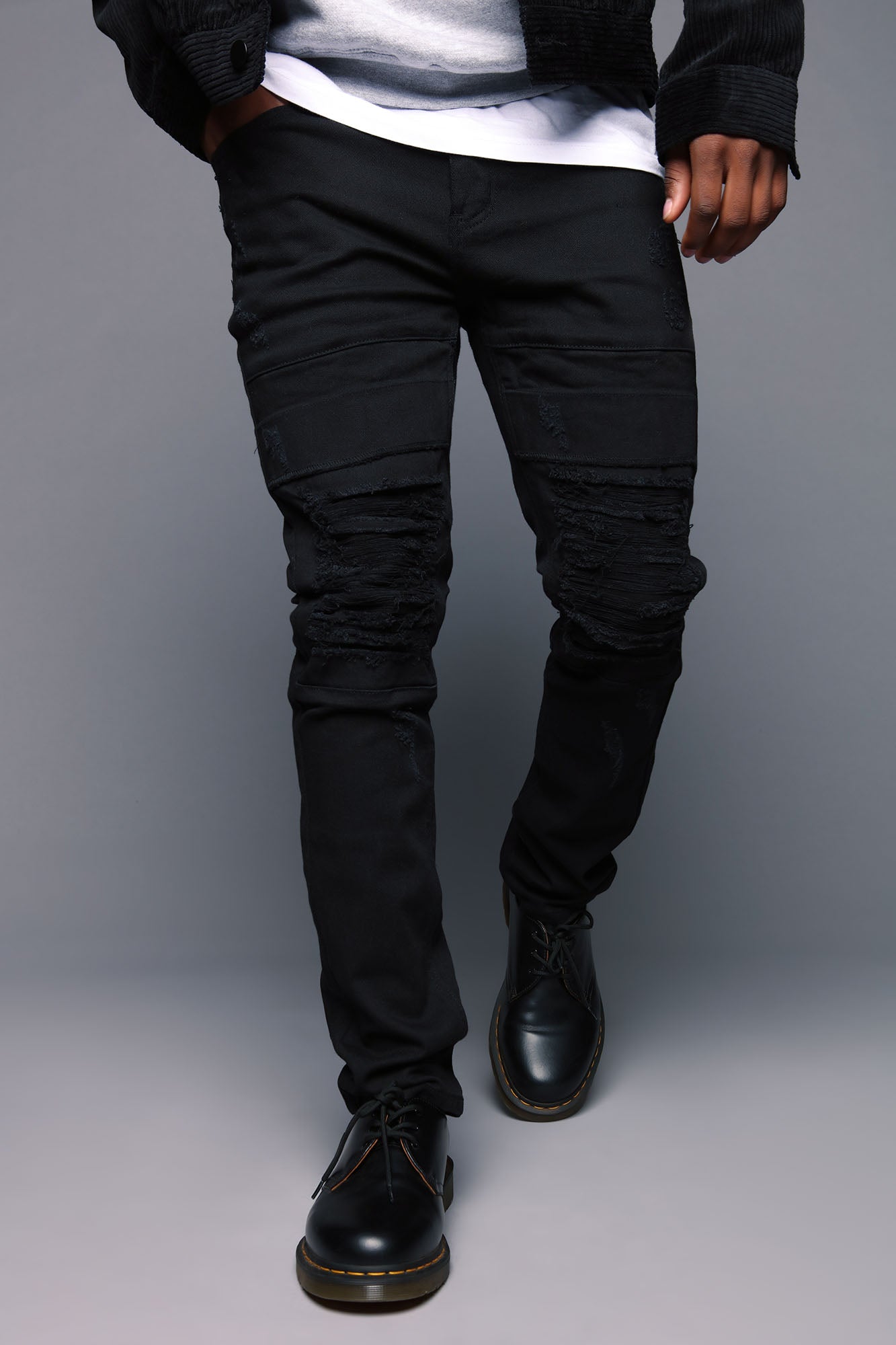 Men's Reel It in Skinny Jean in Black Size 34 by Fashion Nova | Fashion Nova
