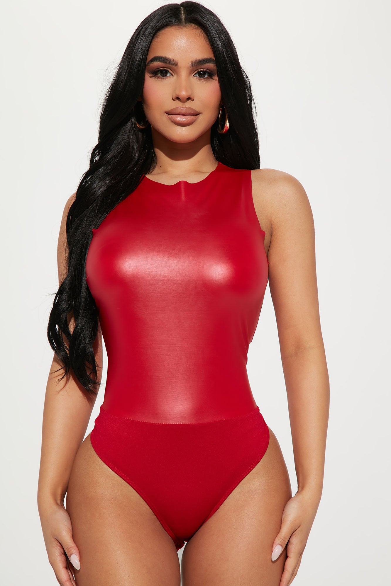 Fashion nova red hotsell bodysuit
