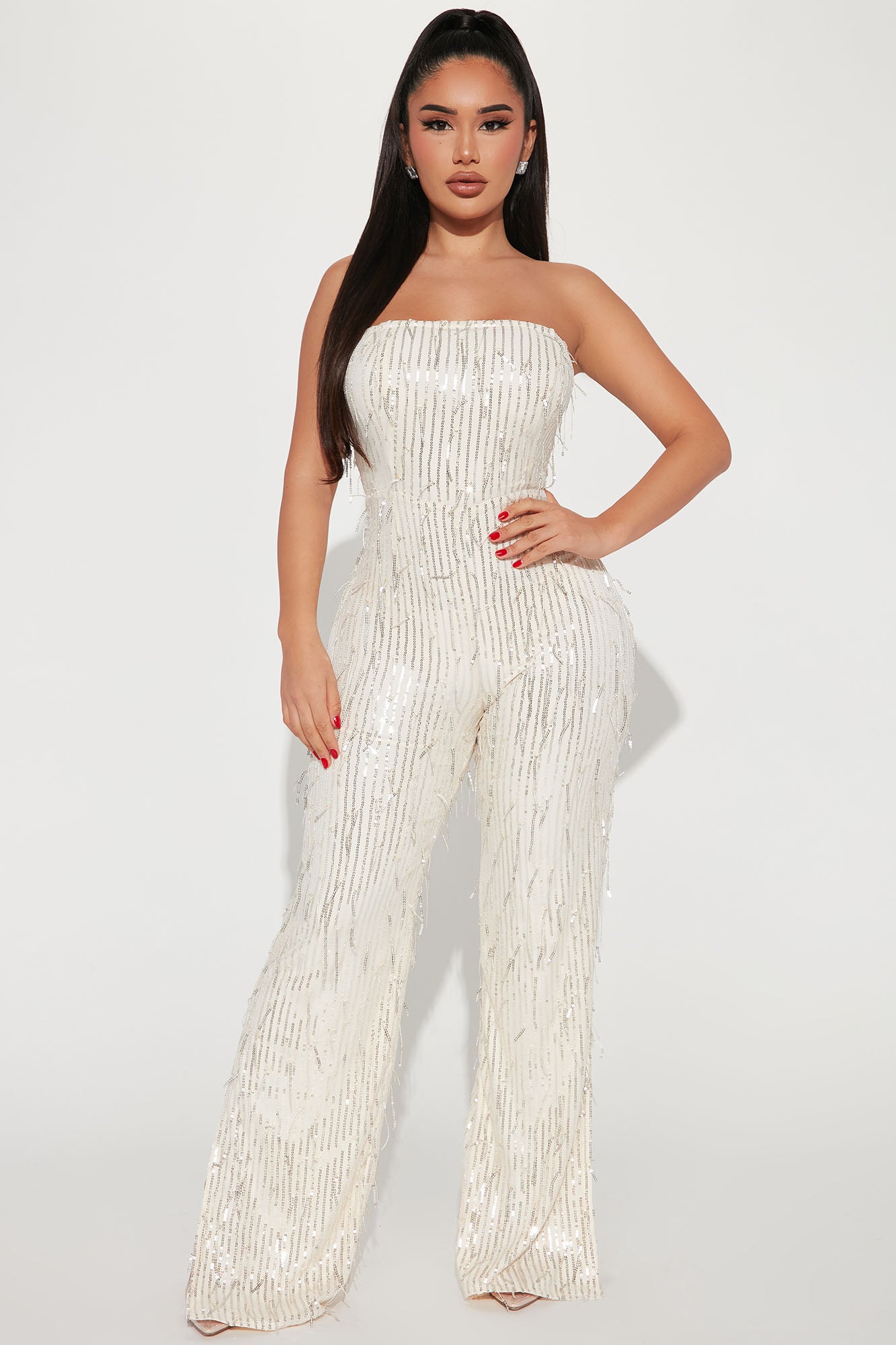 Sequin jumpsuit fashion nova store
