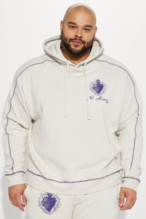 Immaculate Heart Hoodie - White | Fashion Nova, Mens Fleece Tops | Fashion  Nova