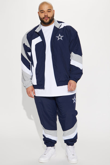 Dallas Cowboys Star Jacket Blue combo Fashion Nova Mens