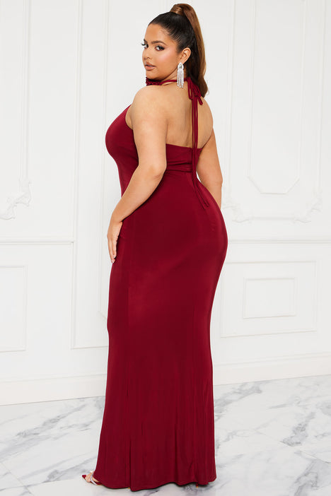 Late night hotsell fantasy dress burgundy