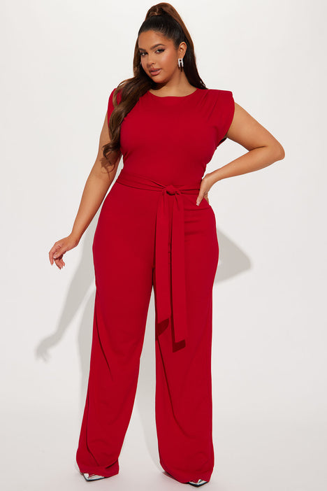 Red jumpsuit size 18 online