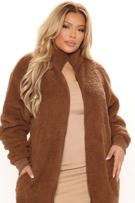 Sherpa camel jacket online