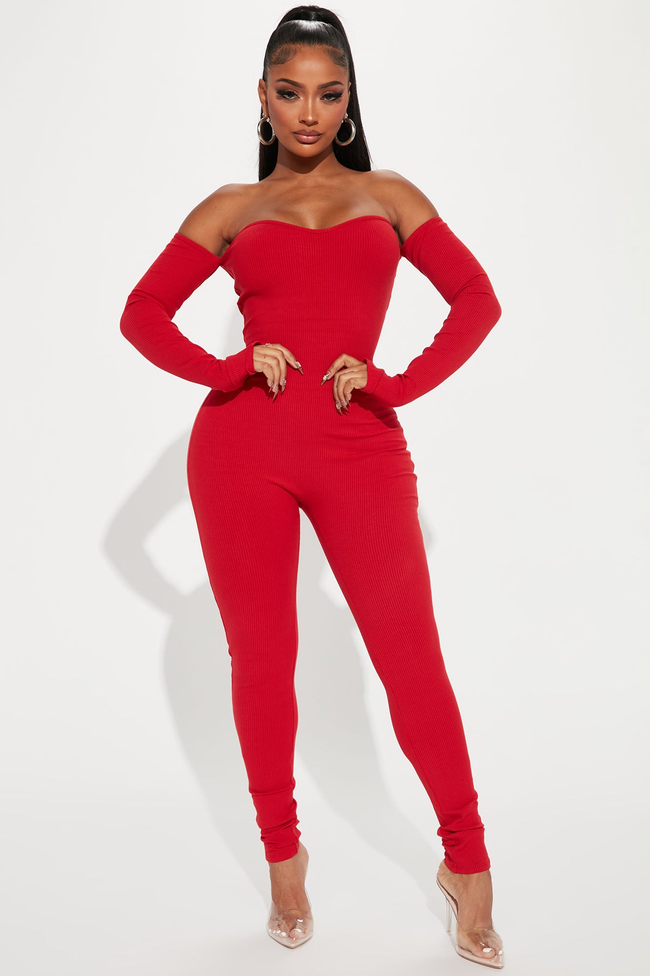 Kiki sales jumpsuit red