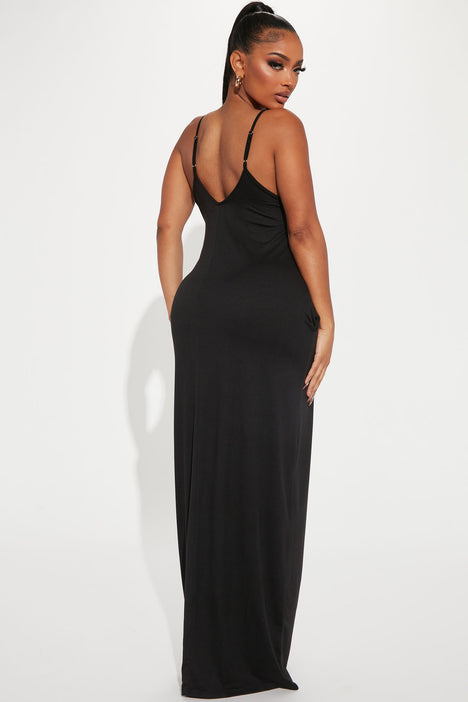 Simple Saturday Maxi Dress - Black