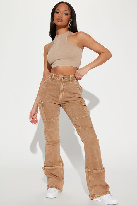 præst bruger Væve Camden Cargo Utility Jeans - Tan | Fashion Nova, Jeans | Fashion Nova
