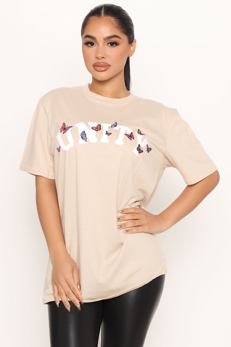 Unity Butterfly Top - Taupe | Fashion Nova, Screens Tops and Bottoms ...