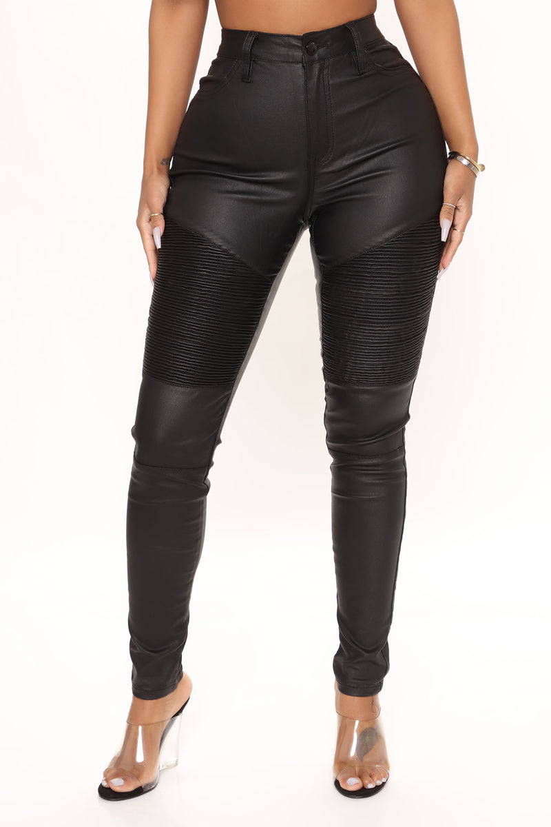Take Me On A Ride Faux Leather Pants - Black | Fashion Nova, Pants ...