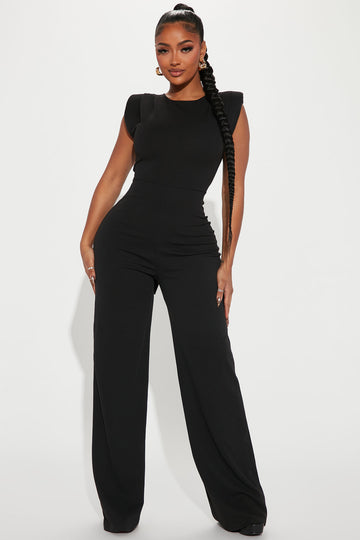 Image of On Point Jumpsuit - Black