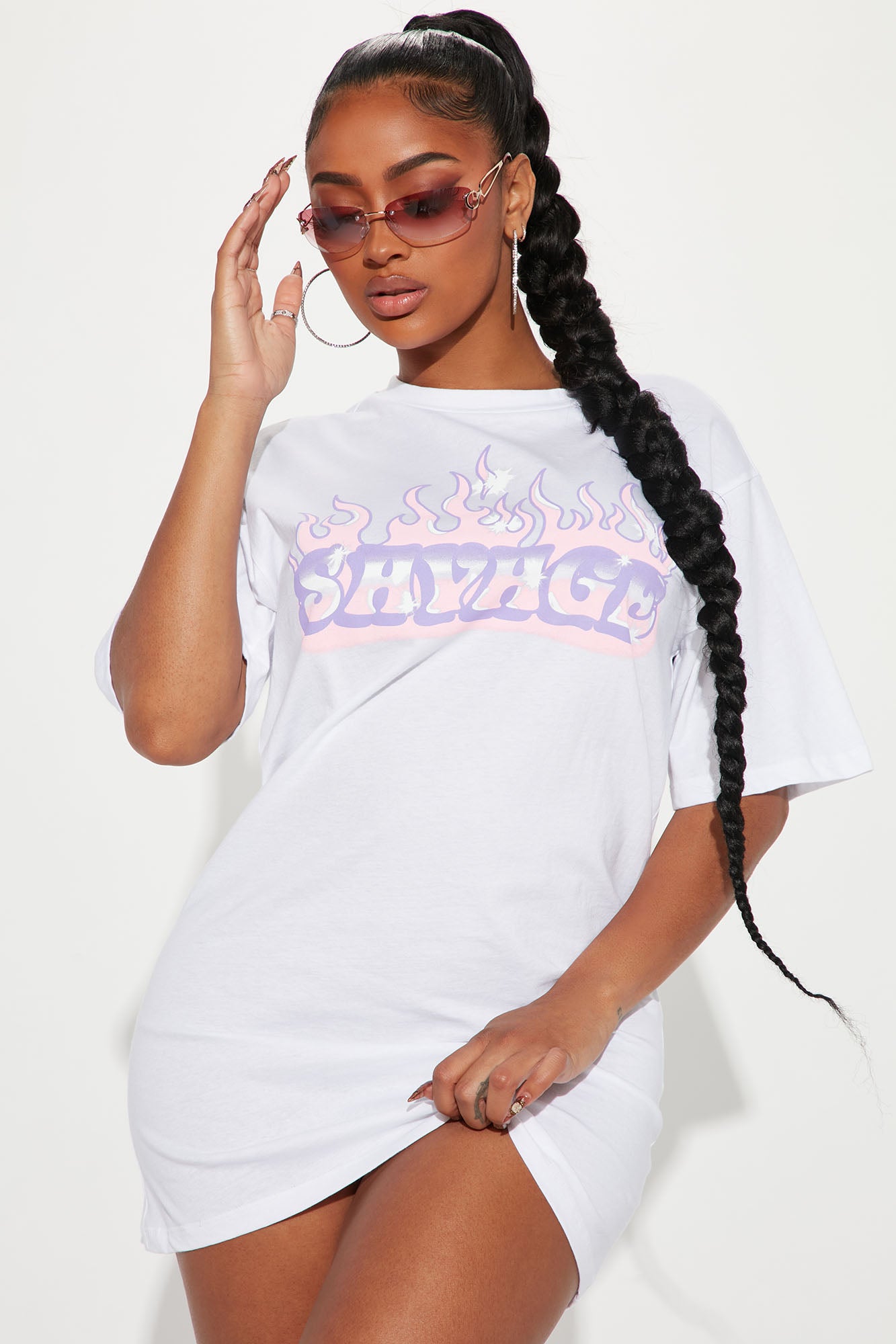 Savage t shirt dress best sale