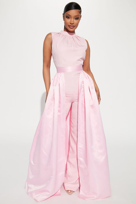 Jumpsuit with new arrivals skirt cape
