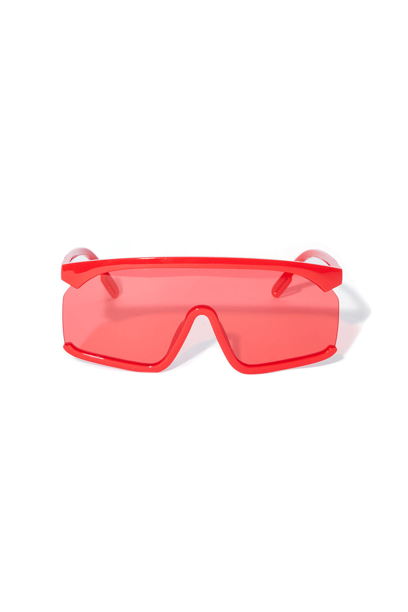 With The Clique Sunglasses - Red | Fashion Nova, Sunglasses | Fashion Nova