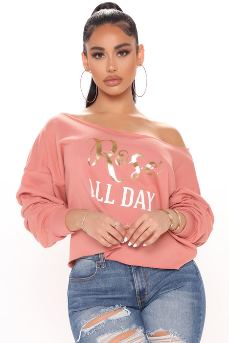 Rose all day sweatshirt deals