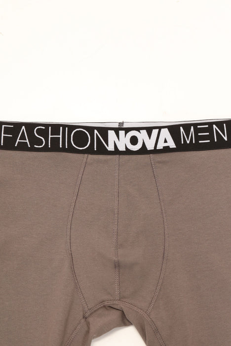 FN Checkered Boxer Brief 3 Pack - White/Black, Fashion Nova, Mens Underwear