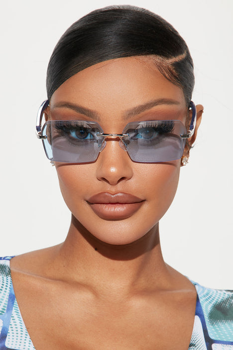 Timeless Moments Sunglasses Blue Fashion Nova Sunglasses