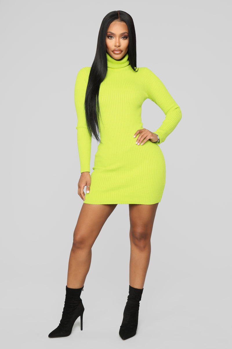 My Favorite Sweater Dress - Lime | Fashion Nova, Dresses | Fashion Nova